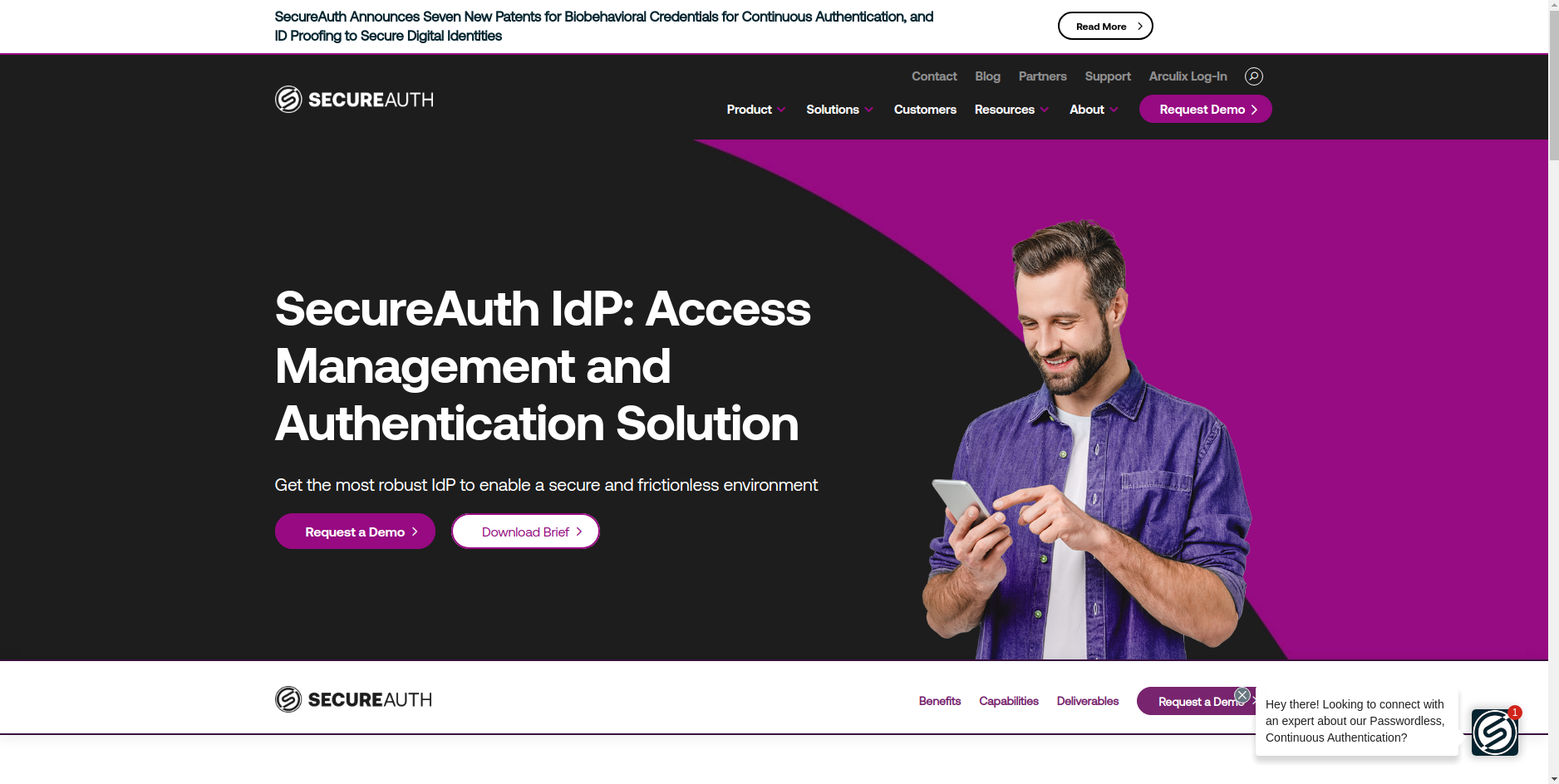 SecureAuth Dashboard