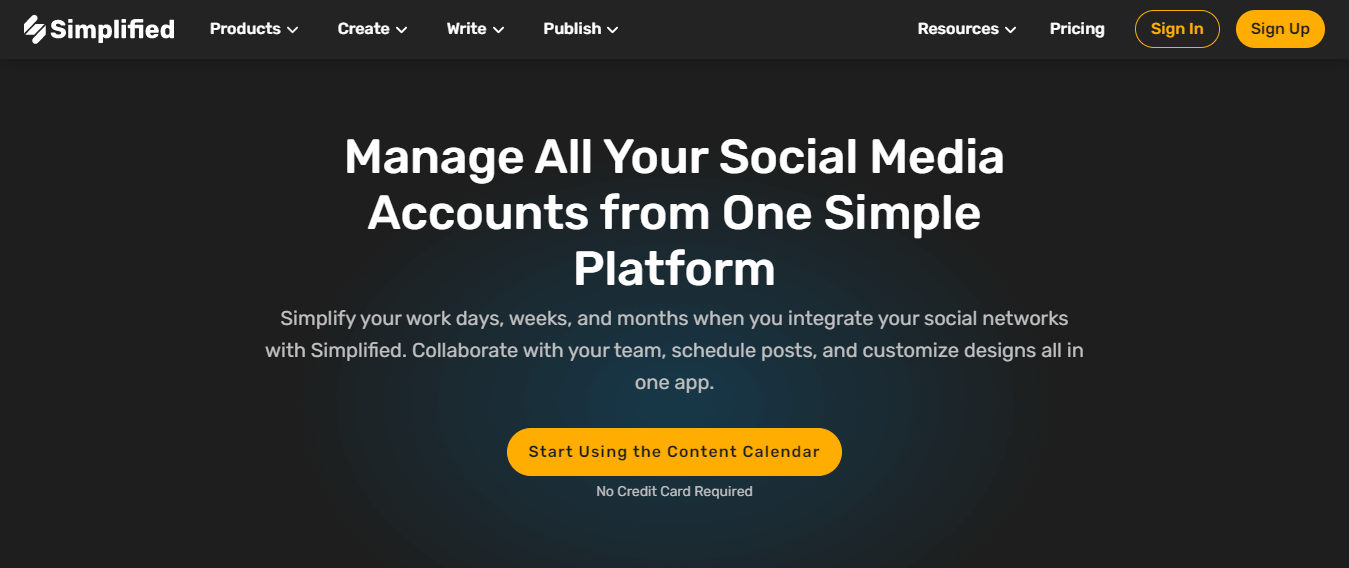Simplified Social Media Management Tool